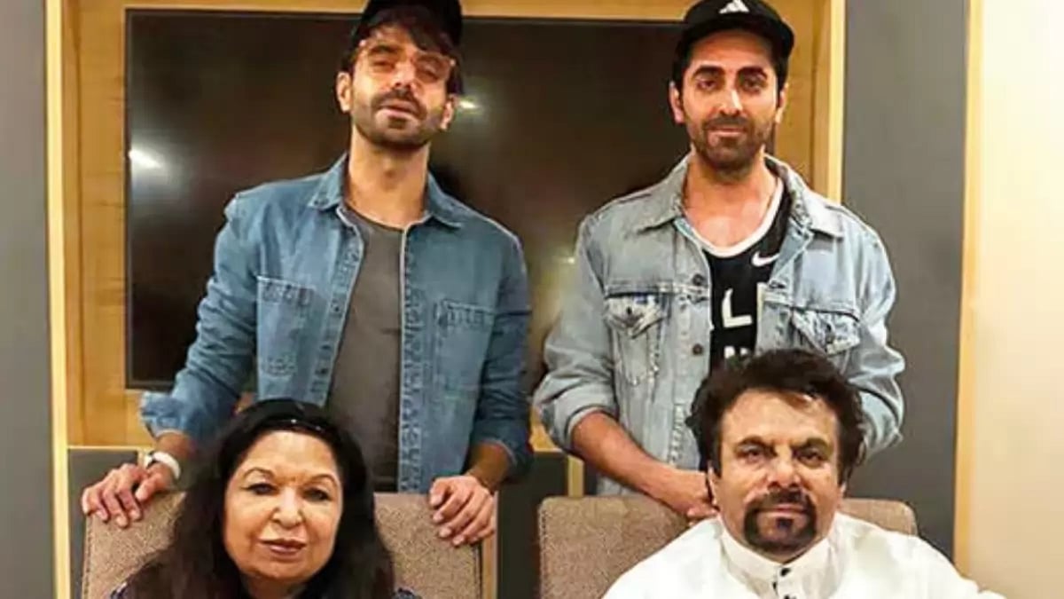 Ayushmann Khurrana with his family