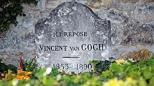 A Legend: Vincent Van Gogh’s grave in Paris. The painter shot himself when he was 37