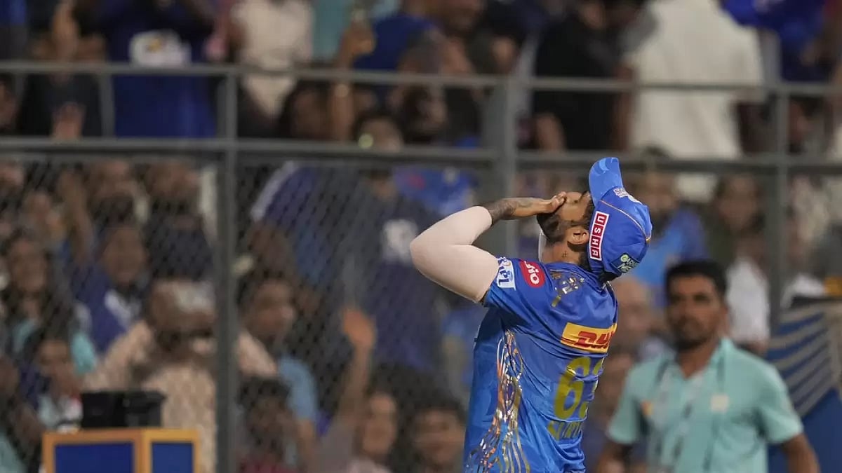 Suryakumar has scored 486 runs in 13 matches in the 2023 edition of the IPL.