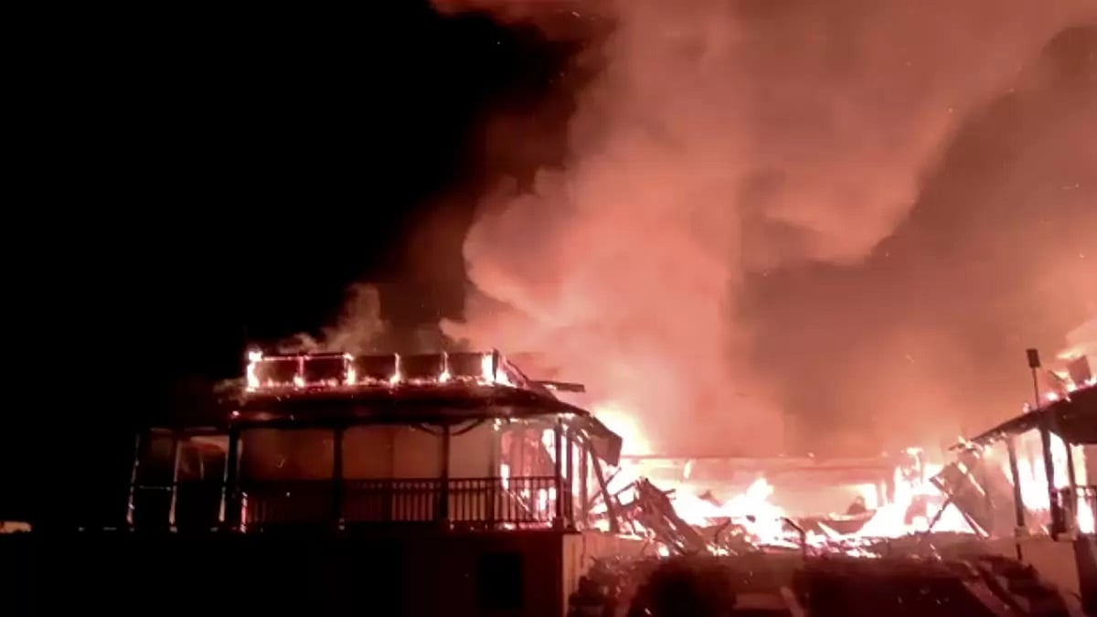 Fire at Girls Higher Secondary school