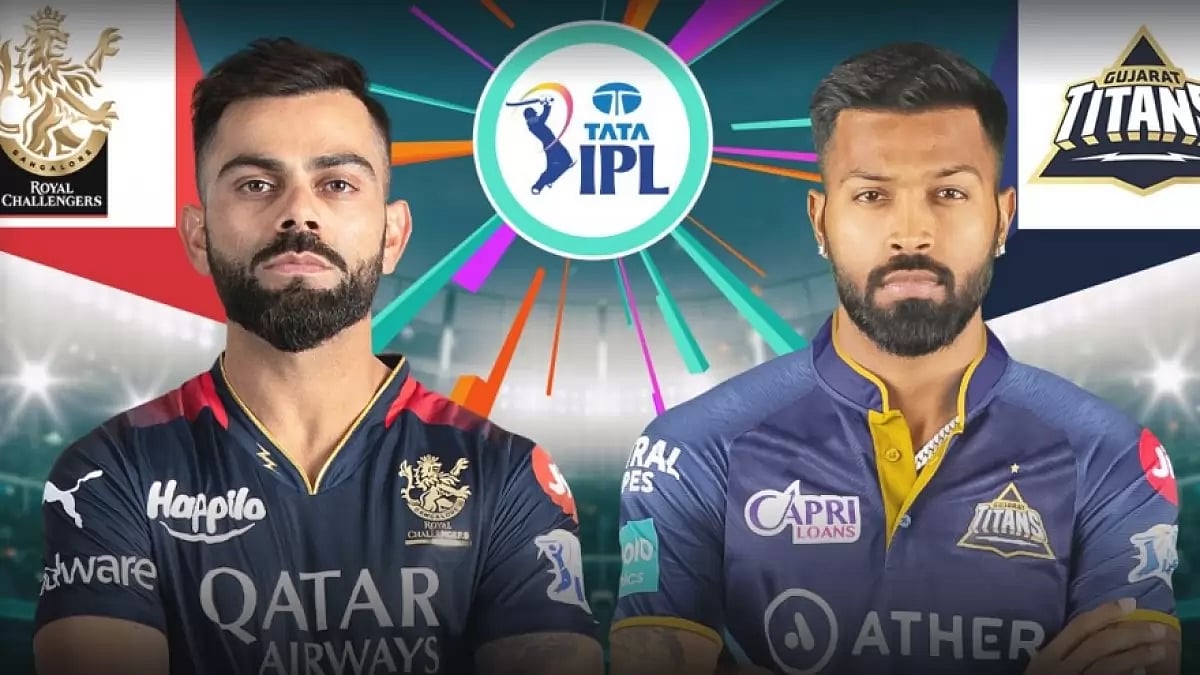 Both teams are evenly matched, as RCB and GT have 1 win each from their two matches.