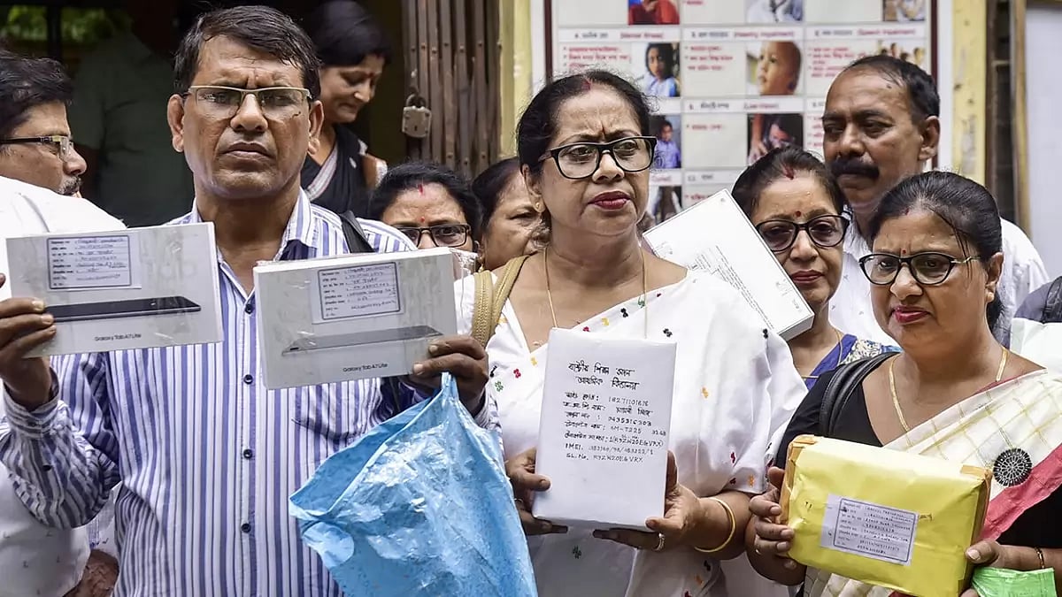 Assam Teachers Protest