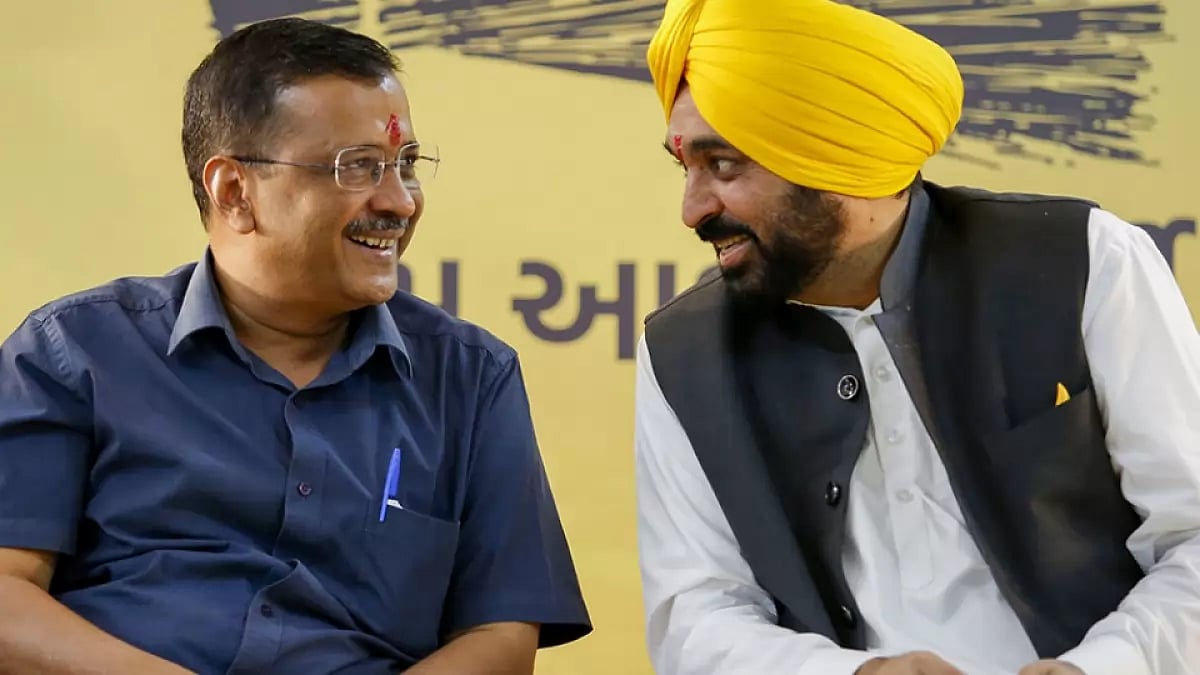 Delhi CM Arvind Kejriwal and Punjab CM Bhagwant Mann