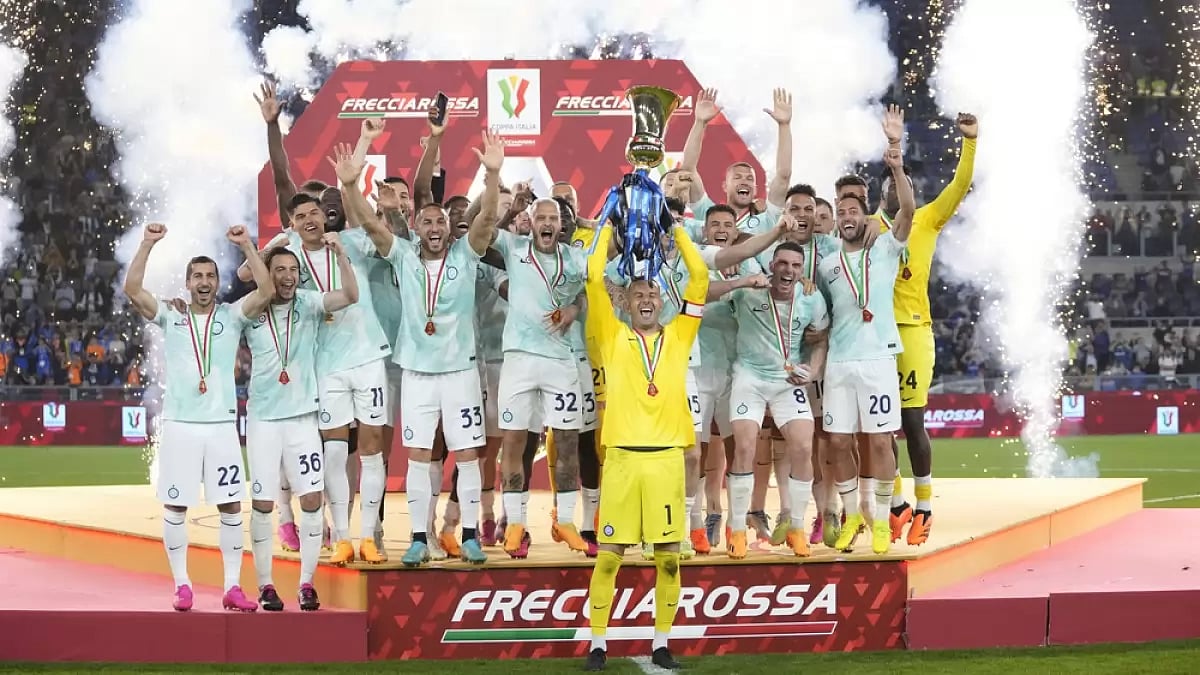 It’s the 2nd trophy that Inter has won this season after beating Milan in the Italian Super Cup. 