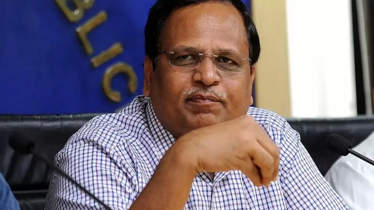 Former Delhi minister Satyendar Jain