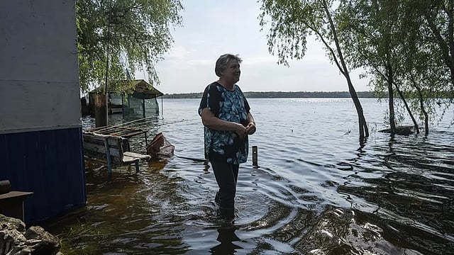 Rising Waters Threaten Southern Ukraine Islands As Dam Controlled By Russian Forces Overflows
