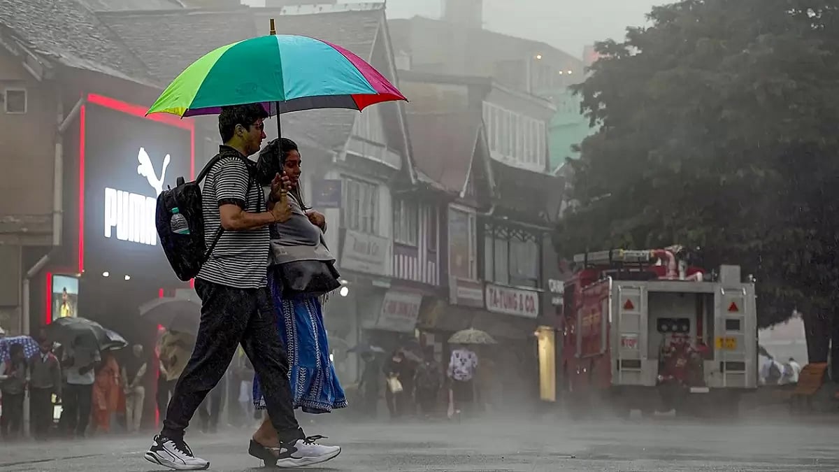 Rain in Shimla
