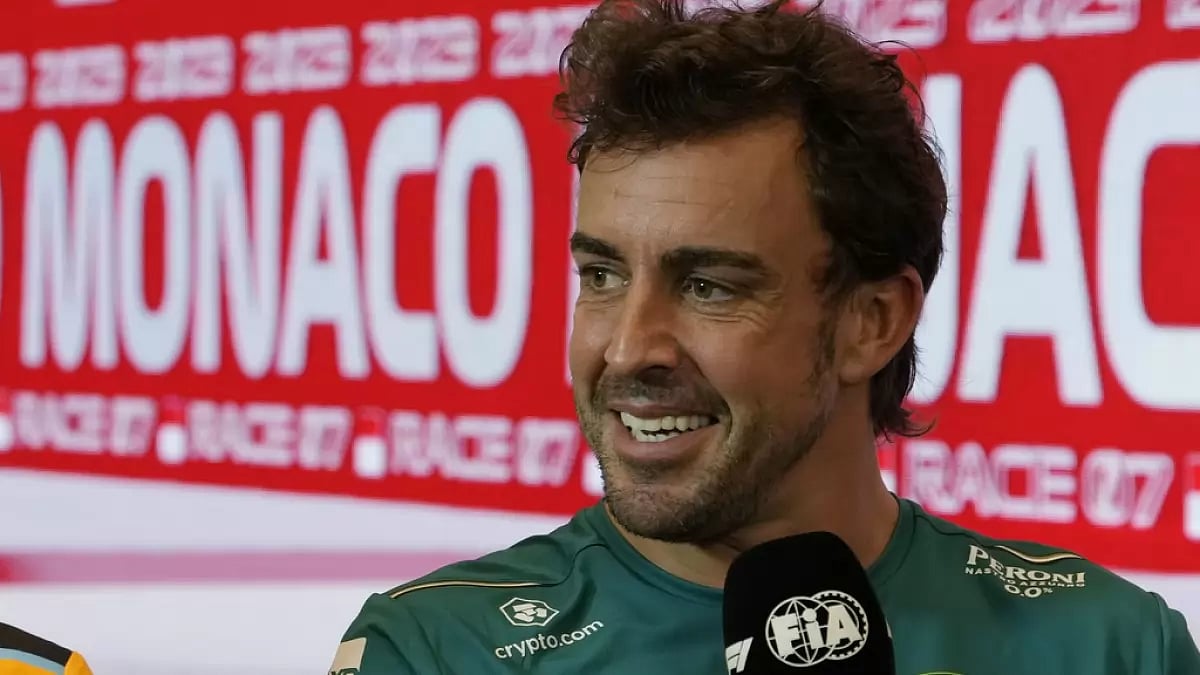 Alonso has four third-place finishes in five races with Aston Martin this season.