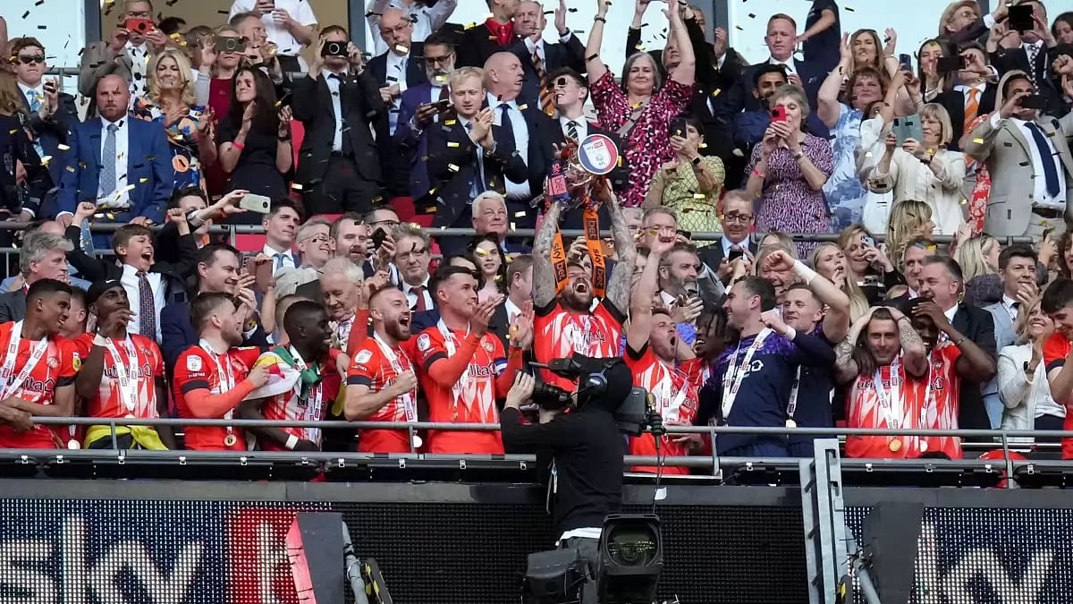 It marks Luton Town's first return to England’s top flight since 1991-92.