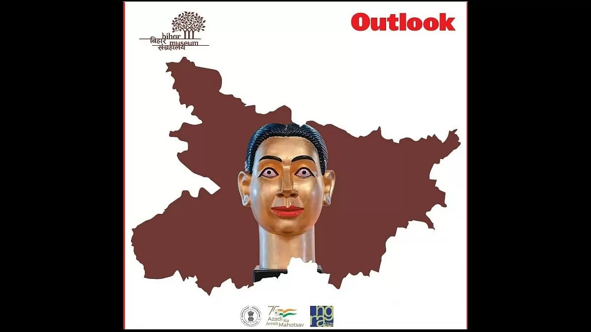 Ravinder Reddy’s artwork is part of the contemporary section at the Bihar Museum