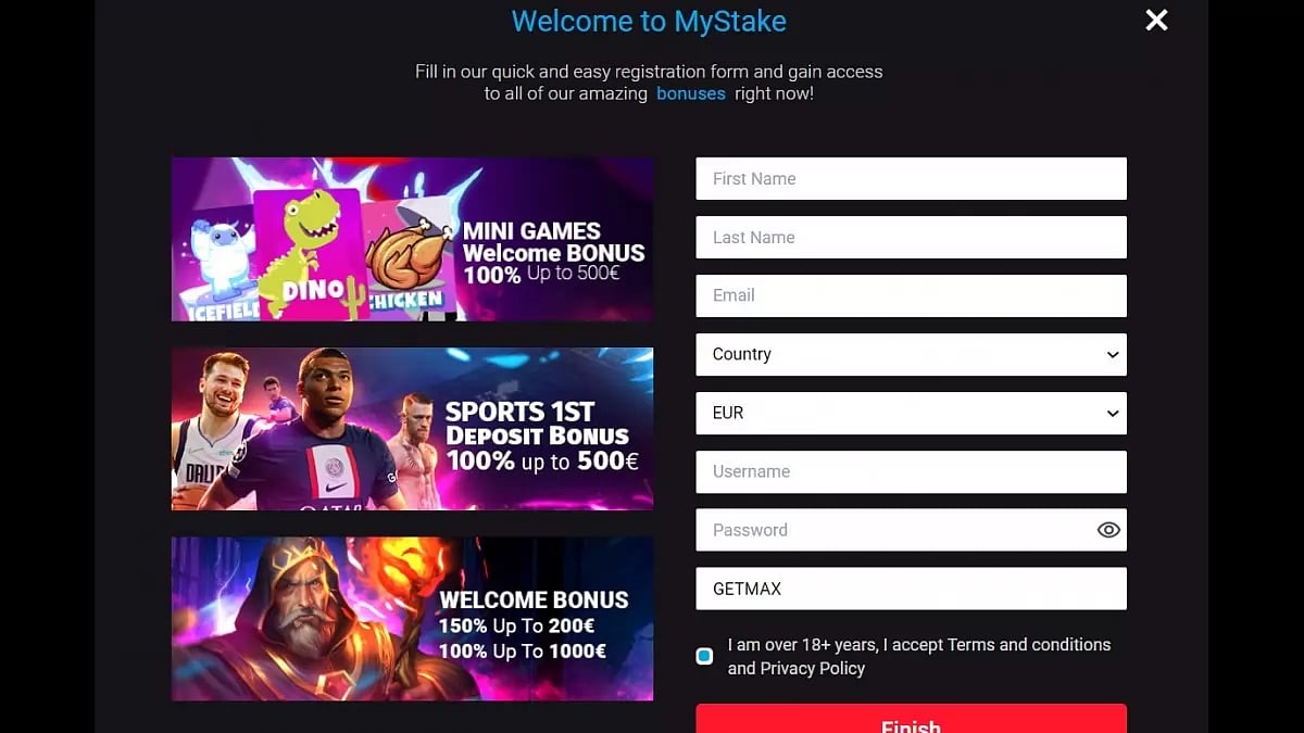 MyStake Promo Code
