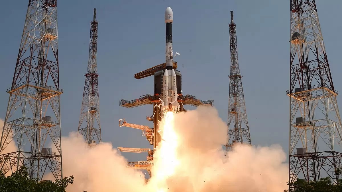 The NVS-1 satellite was launched into space by ISRO on Monday.