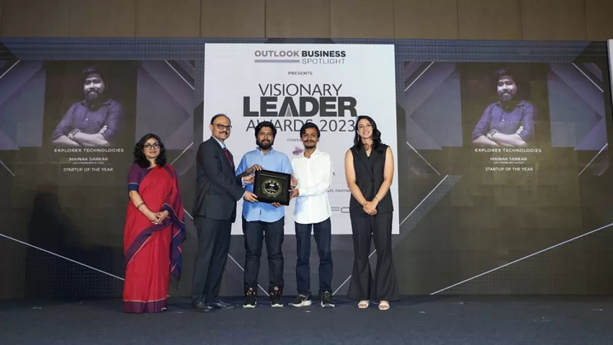 Explorex Technologies wins the 'Innovative Startup of the Year-2023' award
