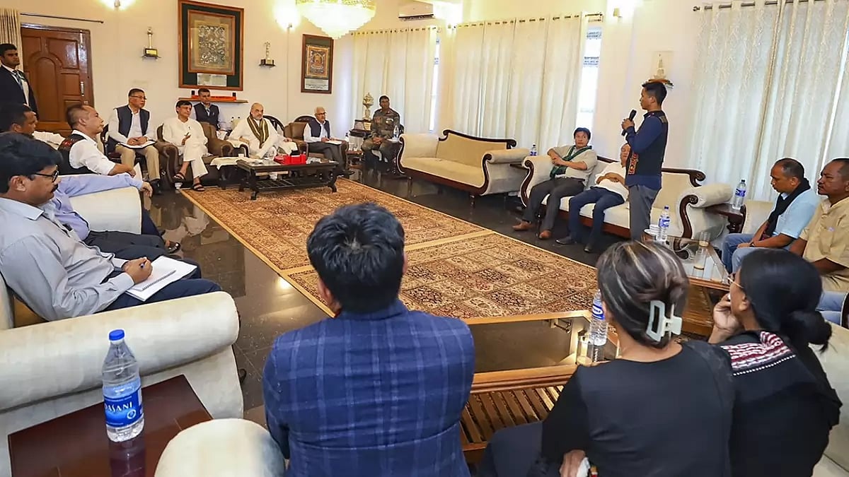 Amit Shah in Manipur