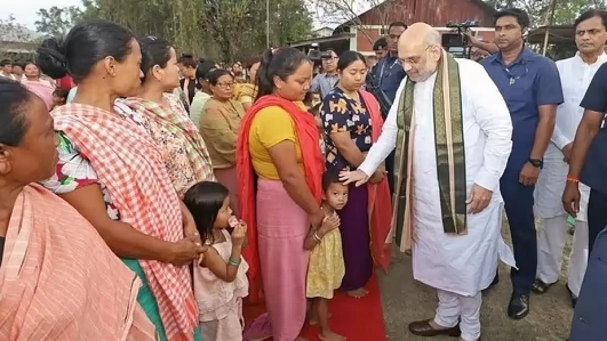 Union Home Minister Amit Shah in Manipur