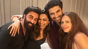 Ranbir Kapoor, Deepika Padukone, Aditya Roy Kapur and Kalki Koechlin