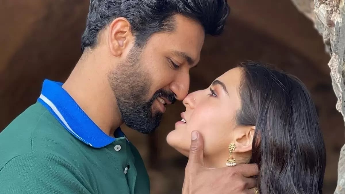 Vicky Kaushal And Sara Ali Khan In A Still From 'Zara Hatke Zara Bachke'