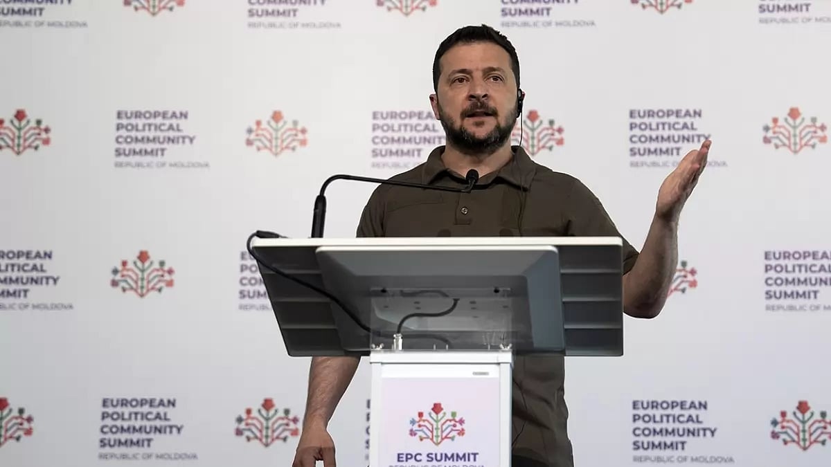 Volodymyr Zelenskyy at EPC Summit