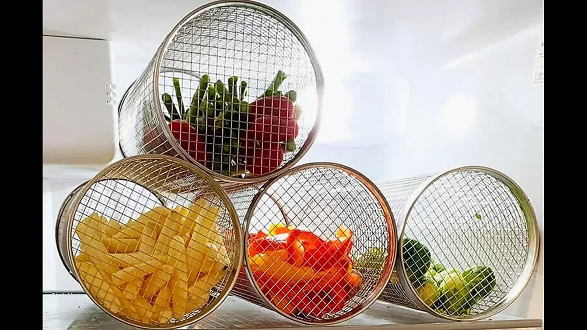 Joyhnny Rolling Grill Basket