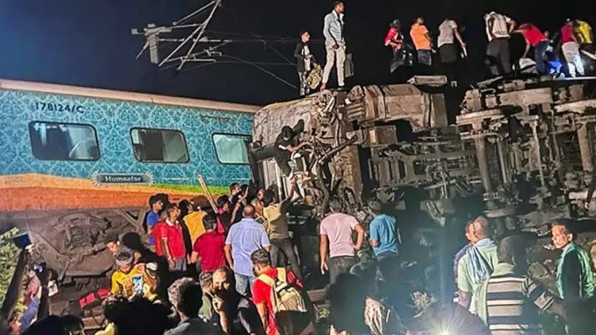 Rescue operations underway at Balasore after Coromandel Express crash on Friday