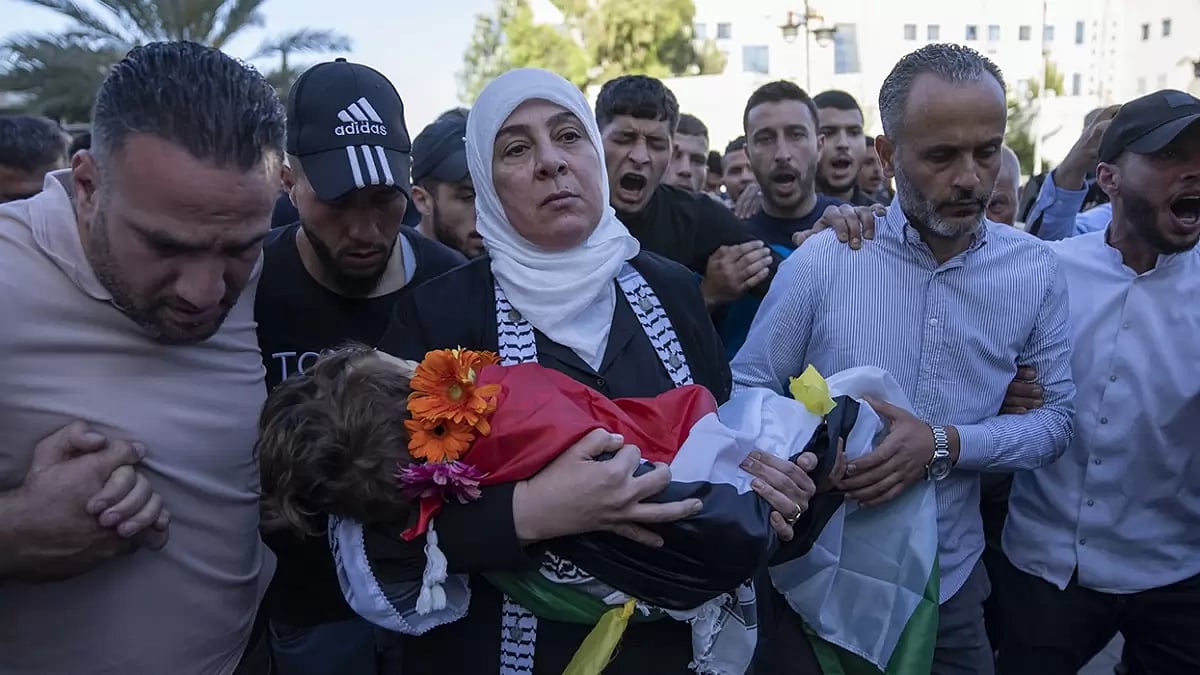 The Palestinian toddler who was shot by Israeli troops