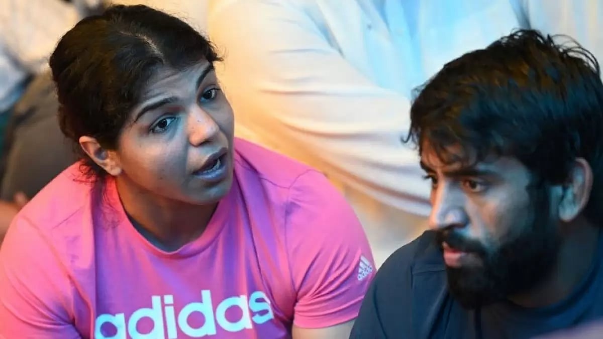Bajrang Punia and Sakshi Malik had met Shah on Saturday night to apprise him of their demands.