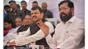 Shinde and Fadnavis at Navi Mumbai Airport