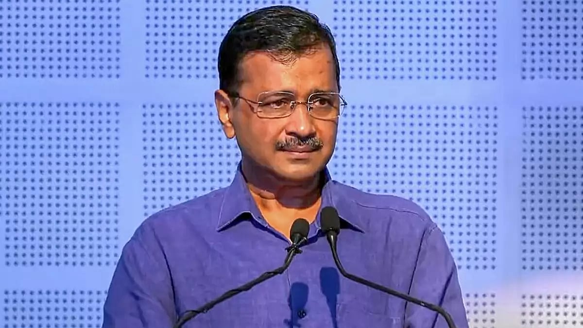 Kejriwal at Delhis Dariyapur village