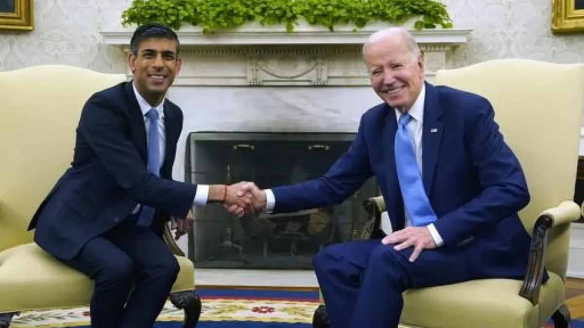 Joe Biden meets Rishi Sunak