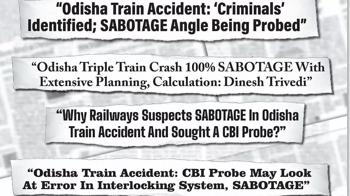Odisha Train Tragedy: The Making Of A 'Sabotage'