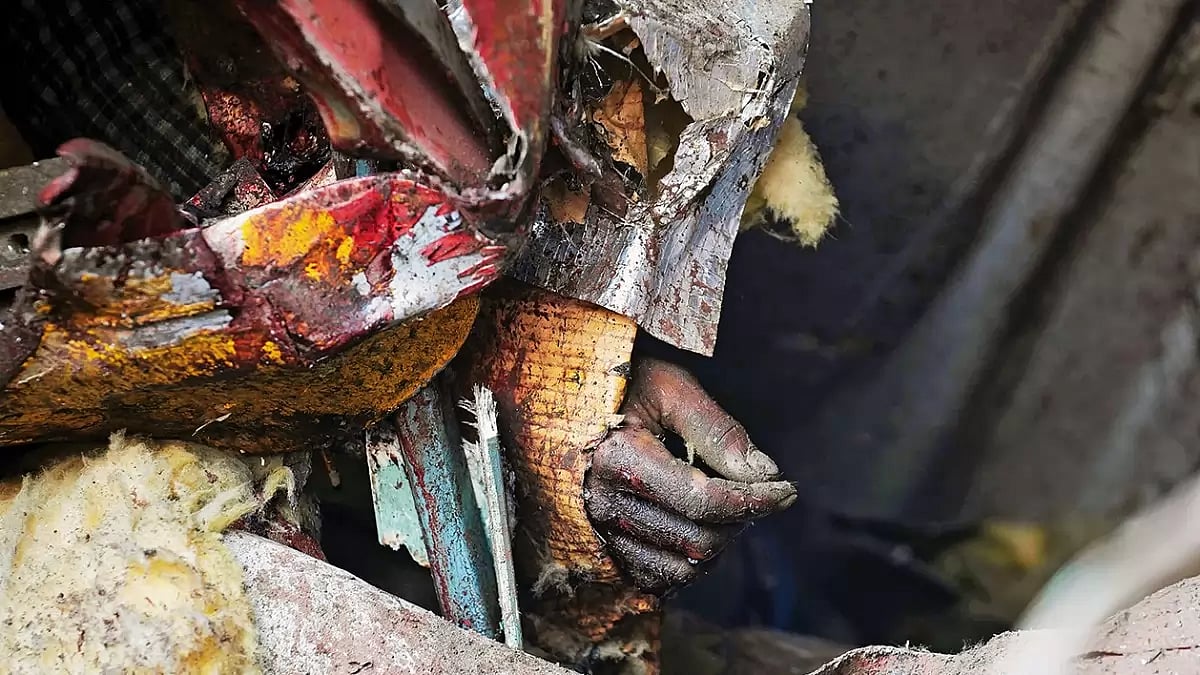 Gone Too Soon: The hand of a victim spotted at the site of the triple train accident at Balasore dis