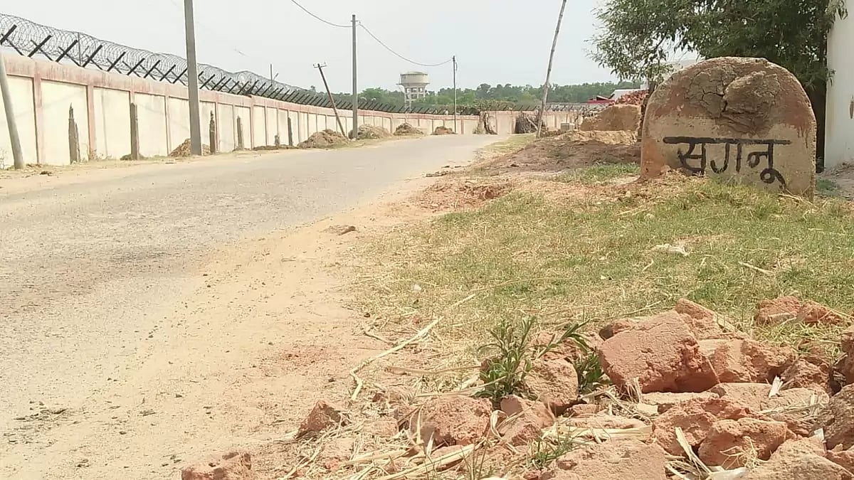 The road to Sugnu village in Jharkhand's Ranchi passes through an Indian Army camp, causing disrupti