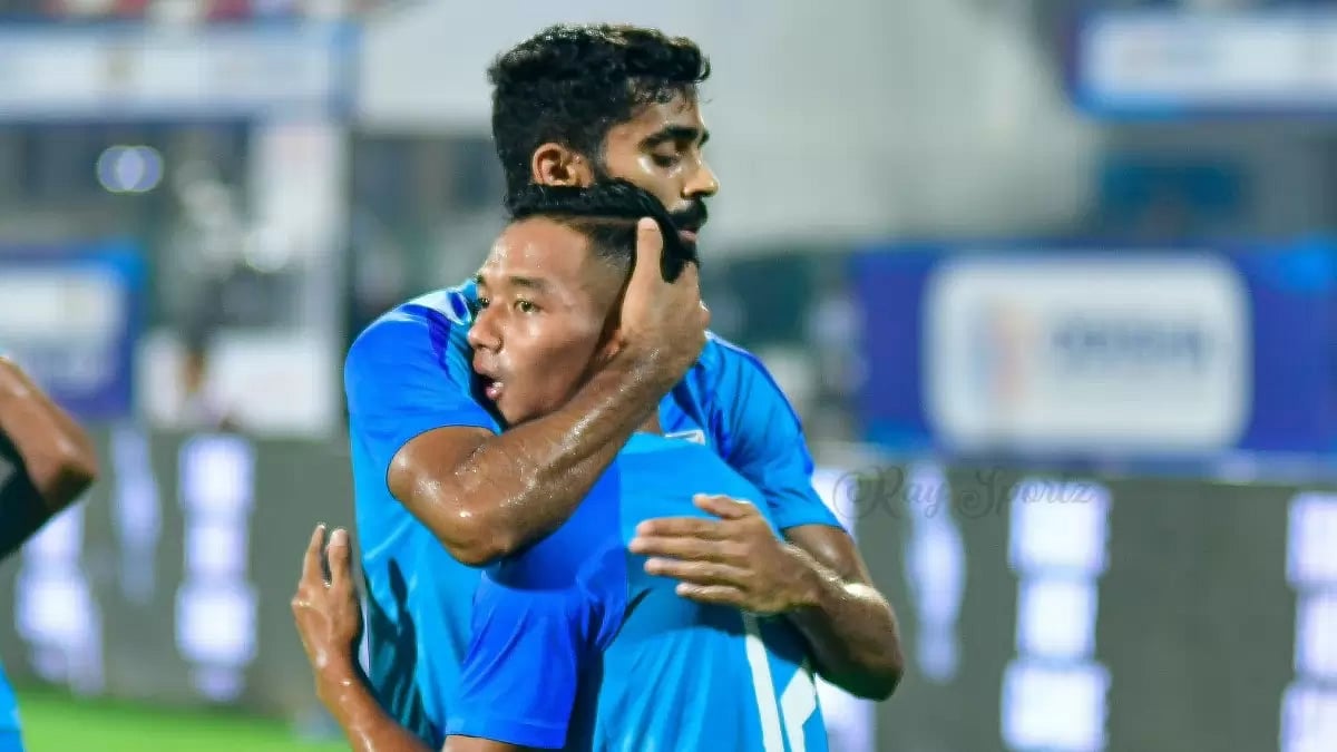 Lallianzuala Chhangte doubled India's lead by scoring in the 14th minute.