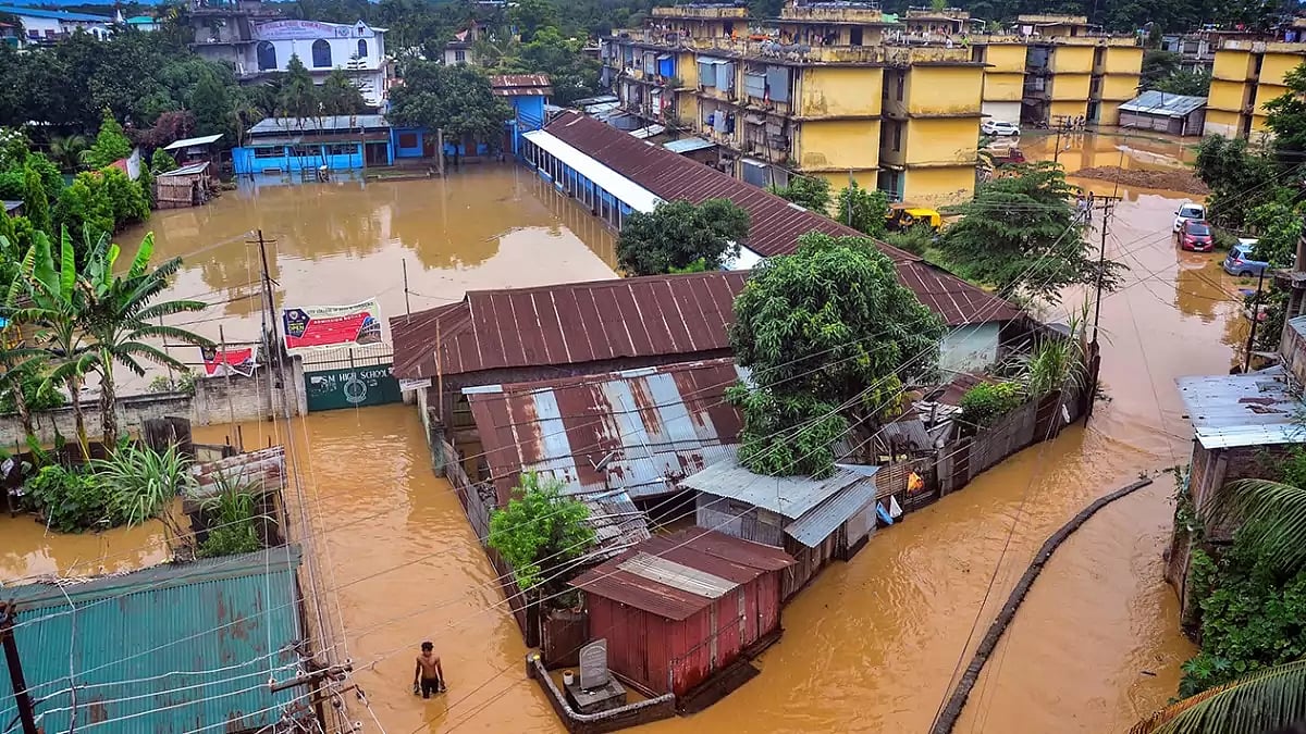 Flood in Nagaland