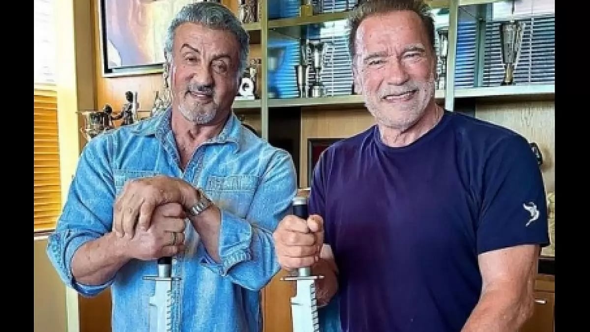 Sly Stallone & Arnold Schwarzenegger