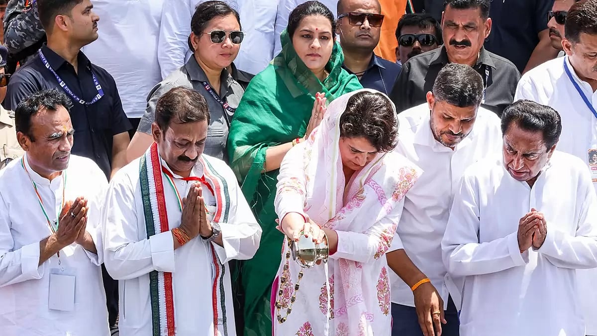 Priyanka Gandhi Vadra in Jabalpur