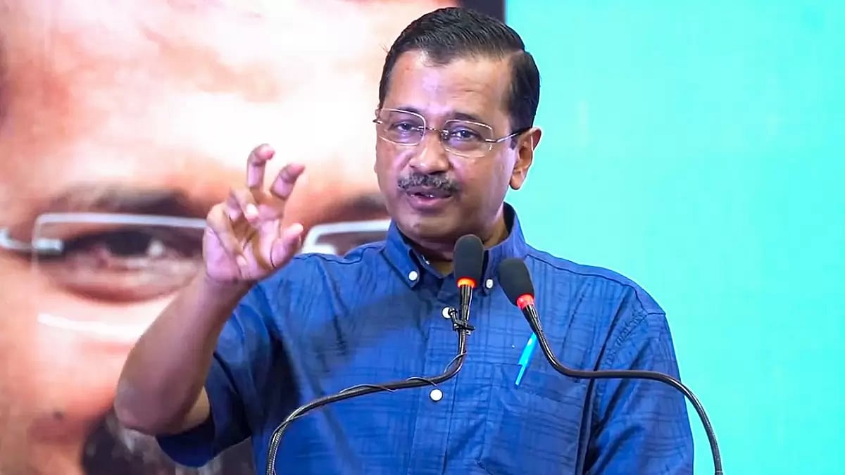 CM Kejriwal at inauguration of school building