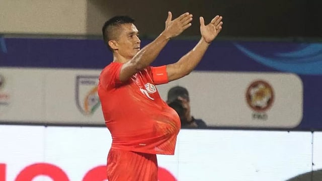 Intercontinental Cup 2023: Sunil Chhetri Scores India's Lone Goal Against Vanuatu, Gestures He's Soon-To-Be Father