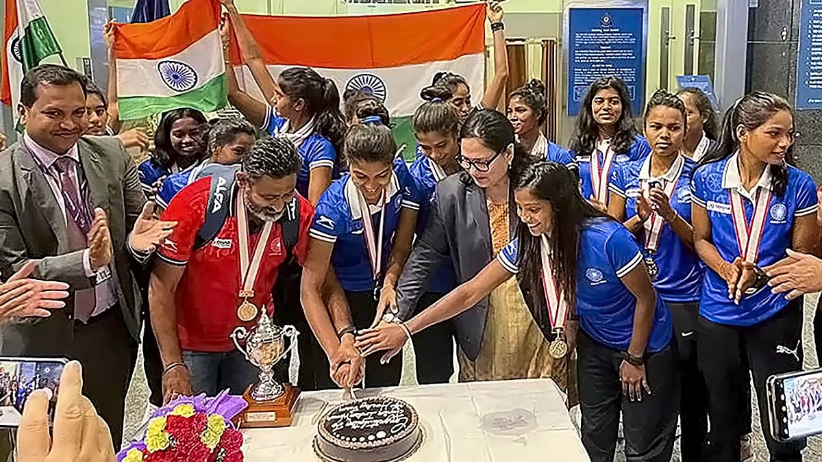 Indian Junior Women's hockey team.