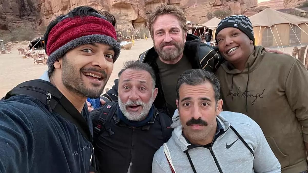 Ali Fazal, Gerard Butler