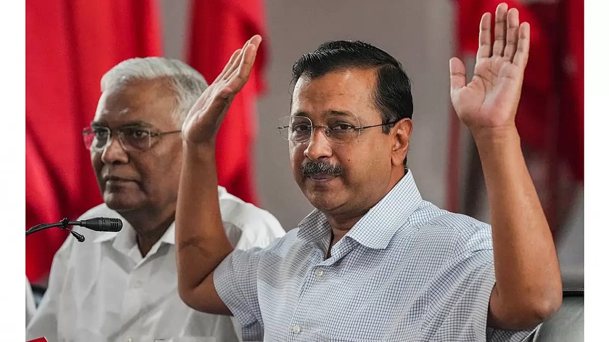 Arvind Kejriwal meets CPI leaders