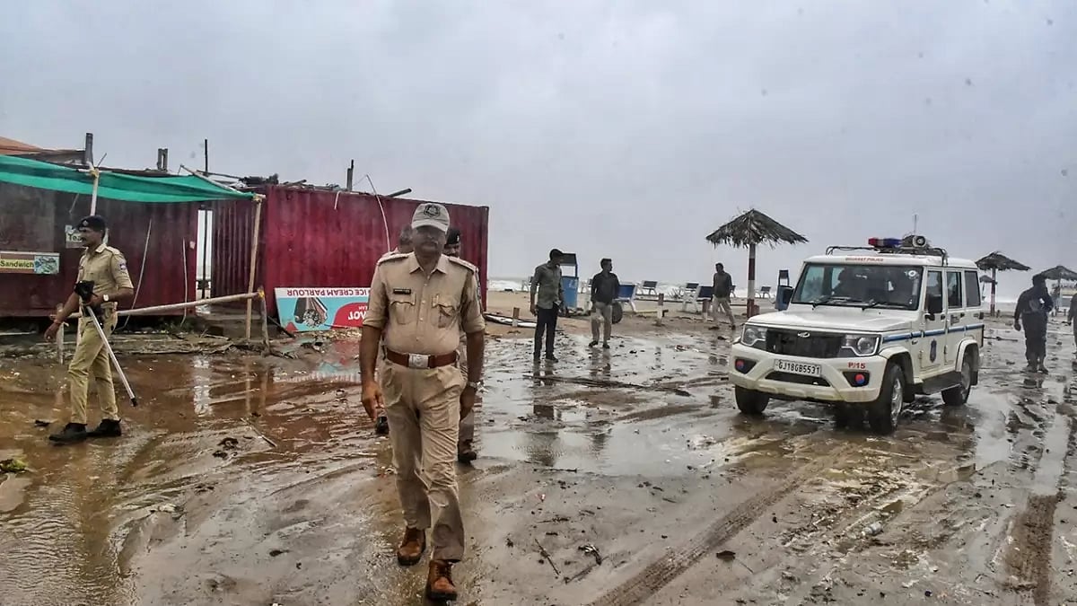 Cyclone Biparjoy starts making landfall