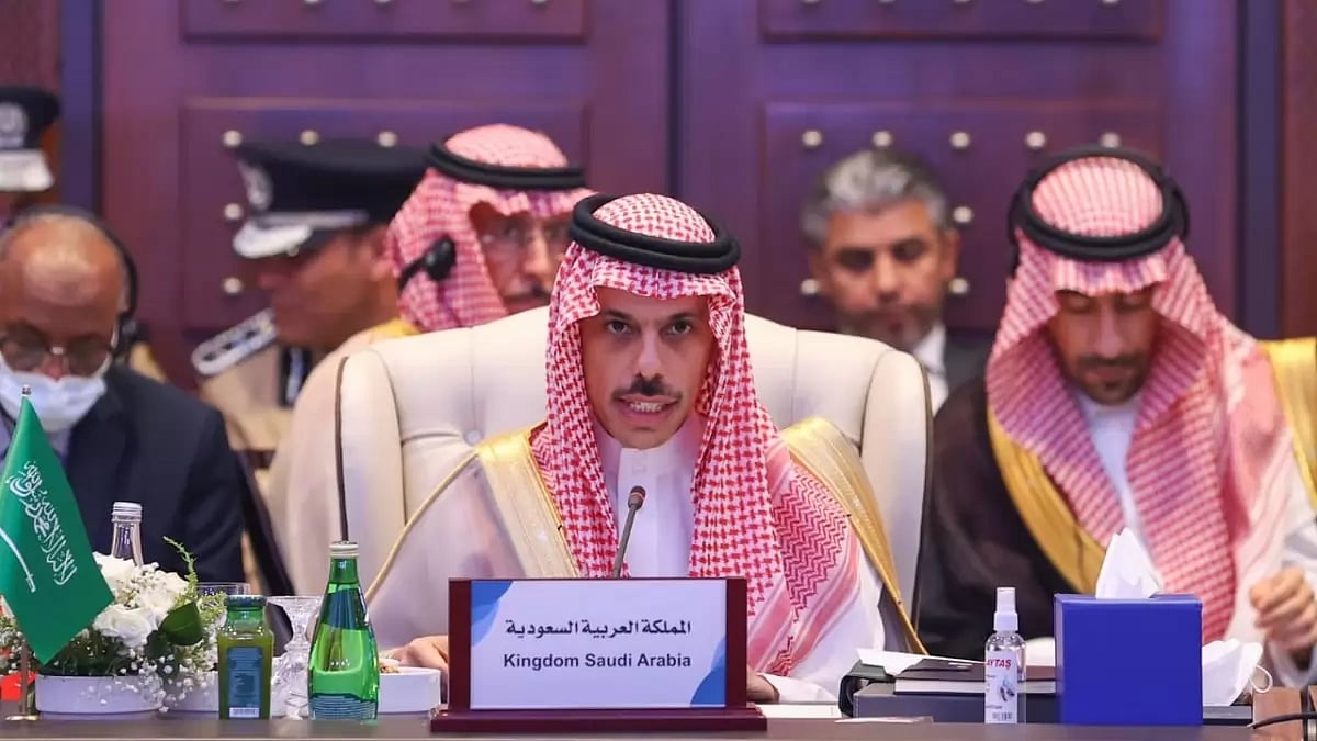 Saudi Foreign Minister Prince Faisal bin Farhan