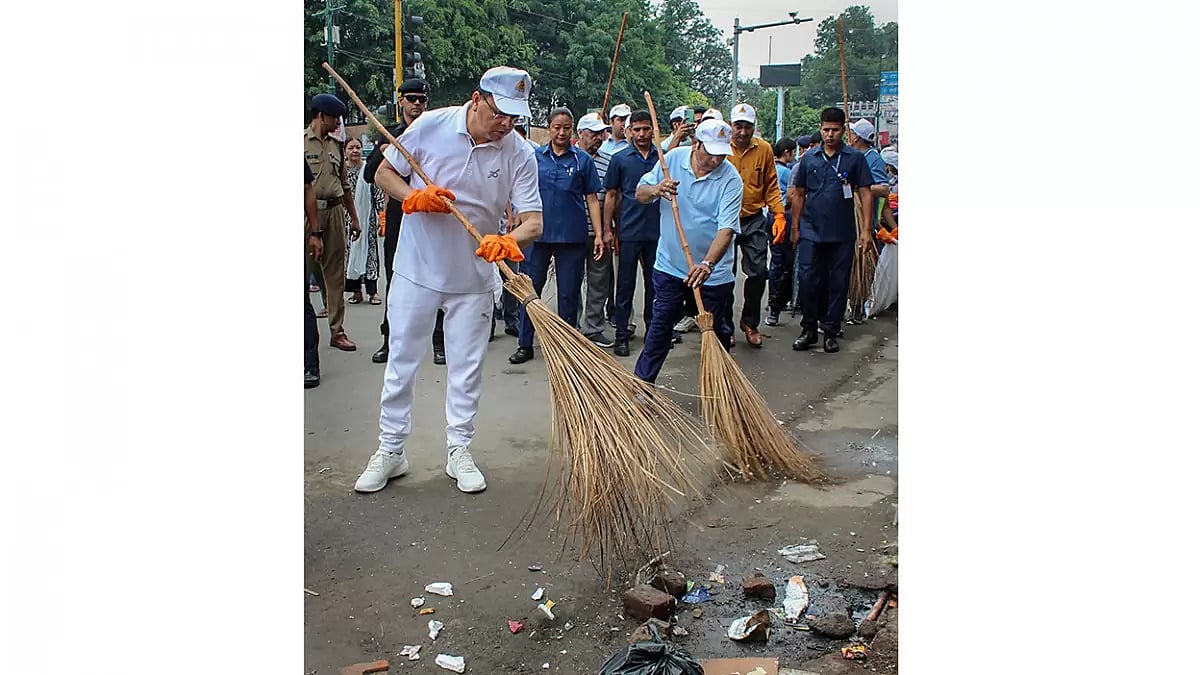 Cleanliness drive in Uttarakhand