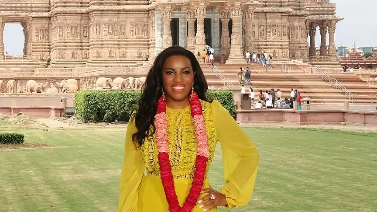 African-American singer and actor Mary Millben