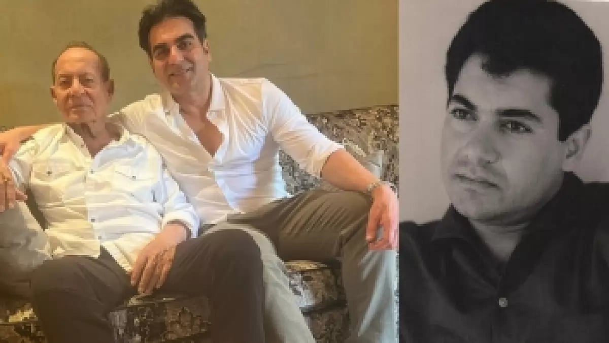 Arbaaz Khan with father