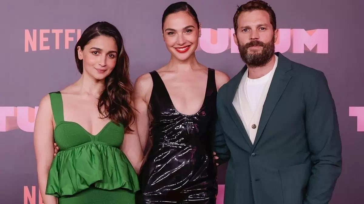 Alia Bhatt with team of Heart of Stone