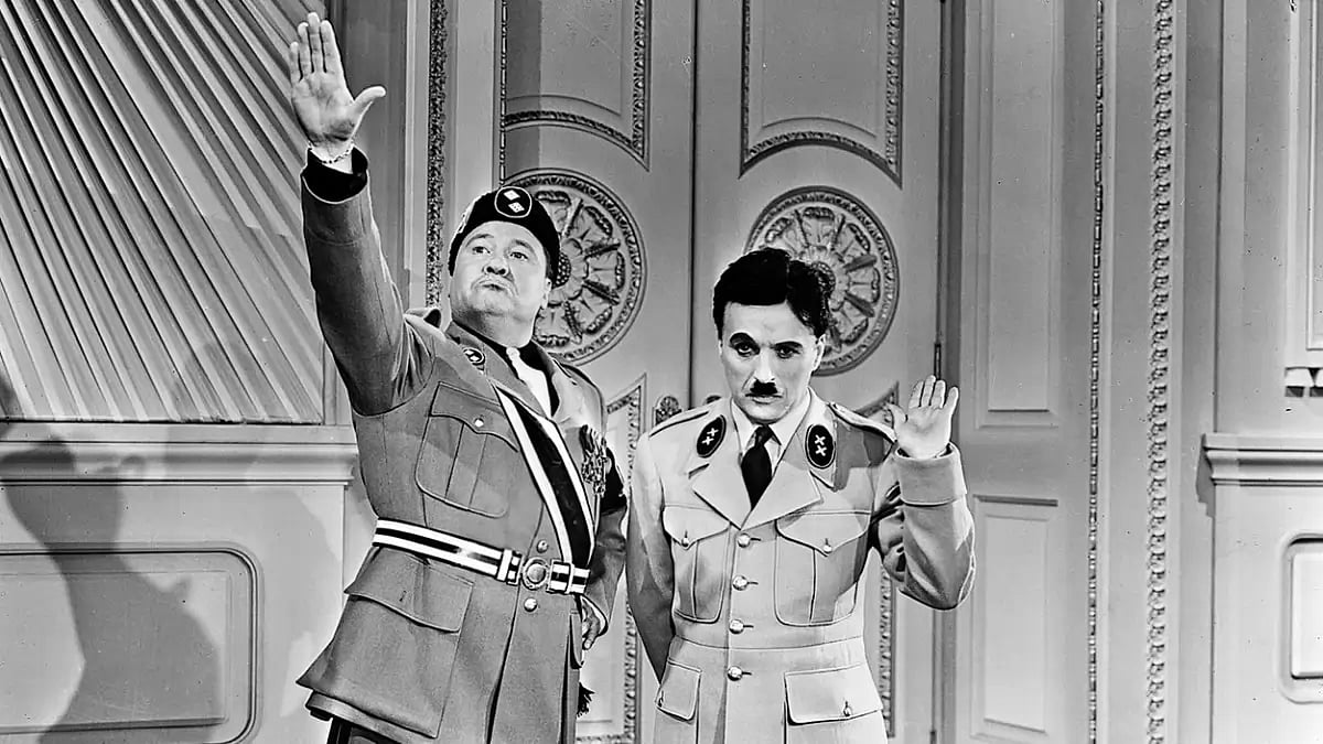 Back in the Day: Charlie Chaplin and Jack Oakie in The Great Dictator.