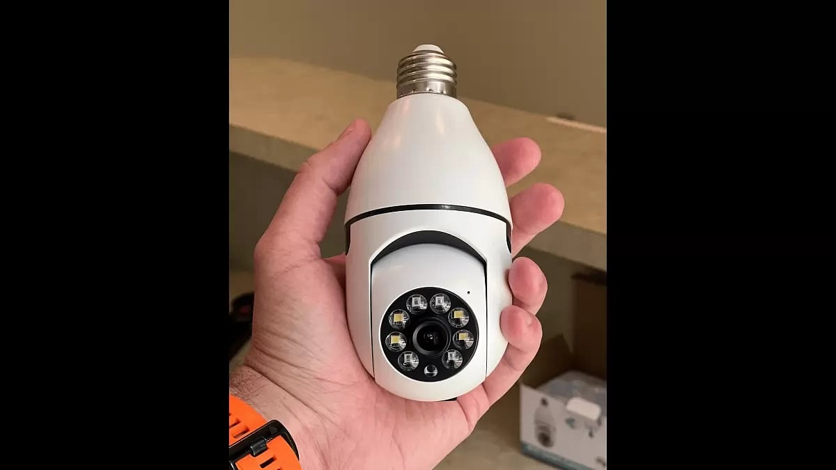 Light Socket Security Camera