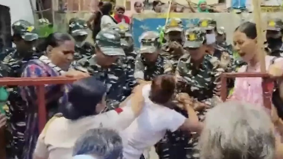 Protests at Delhi's Mandawali